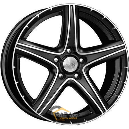 Барракуда K&K Барракуда 7.5x17 5*112 ET45 DIA66.6 Алмаз черный Литой