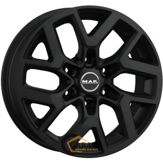 Gravel MAK Gravel 8x18 6*139.7 ET53 DIA92.3 Matt Black Литой