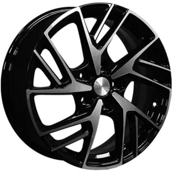 KHW 1722 Khomen KHW 1722 6.5x17 5*112 ET38 DIA57.1 Black-FP Литой