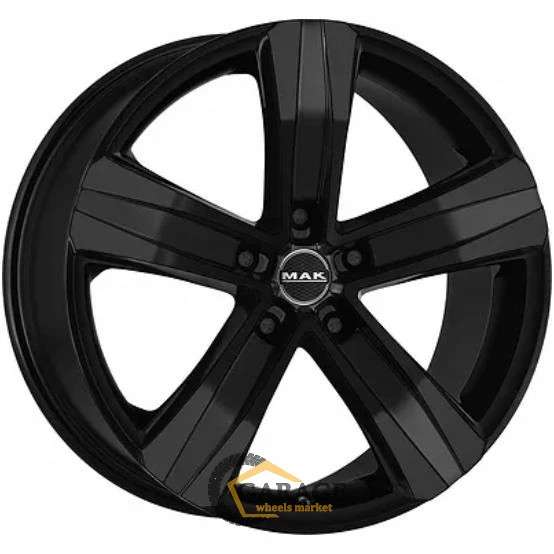 Stone 5 3 MAK Stone 5 3 6.5x15 5*160 ET58 DIA65.1 Gloss Black Литой