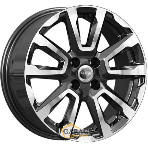 КС1026 K&K КС1026 6.5x16 4*100 ET41 DIA60.1 Алмаз черный Литой