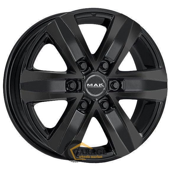 Stone 6 MAK Stone 6 8x18 6*114.3 ET45 DIA66.1 Gloss Black Литой