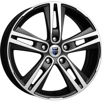 Прайм K&K Прайм 6.5x17 5*112 ET43 DIA66.6 Алмаз черный Литой
