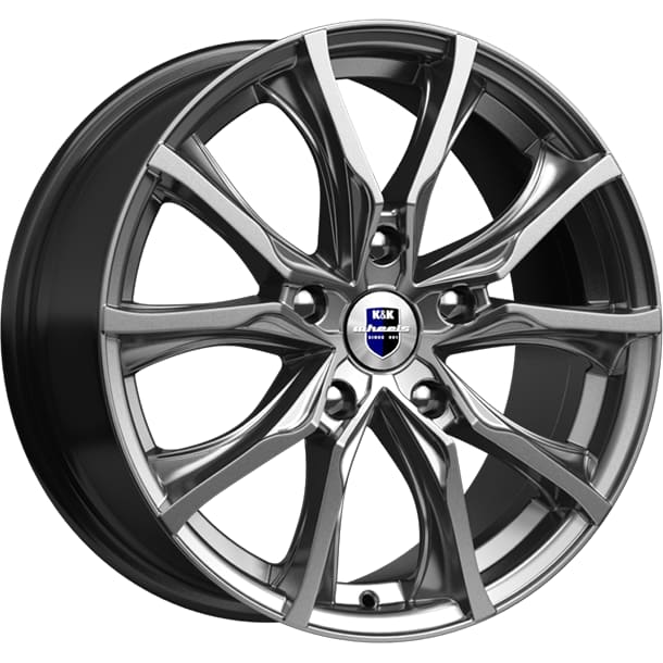 Твист K&K Твист 7.5x17 5*120 ET43 DIA72.6 Дарк платинум Литой