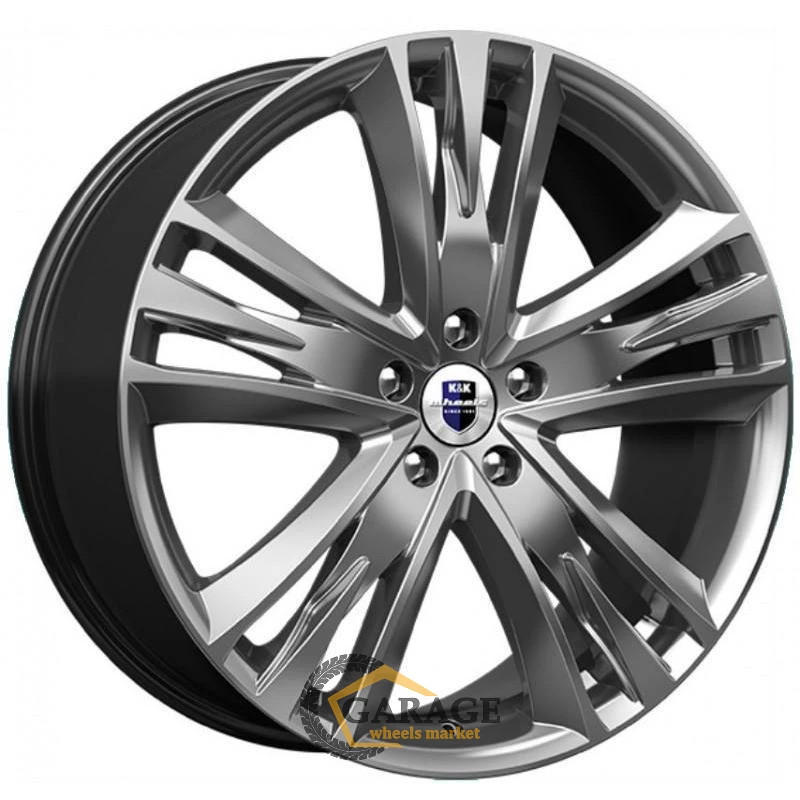 Атлас K&K Атлас 8.5x20 5*114.3 ET35 DIA67.1 Дарк платинум Литой