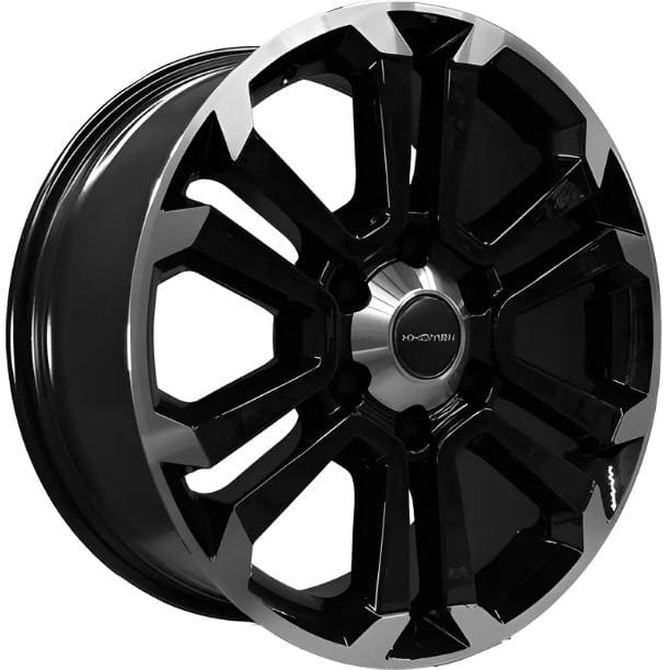 KHW 1817 Khomen KHW 1817 7.5x18 6*139.7 ET45 DIA93.1 Black-FP Литой