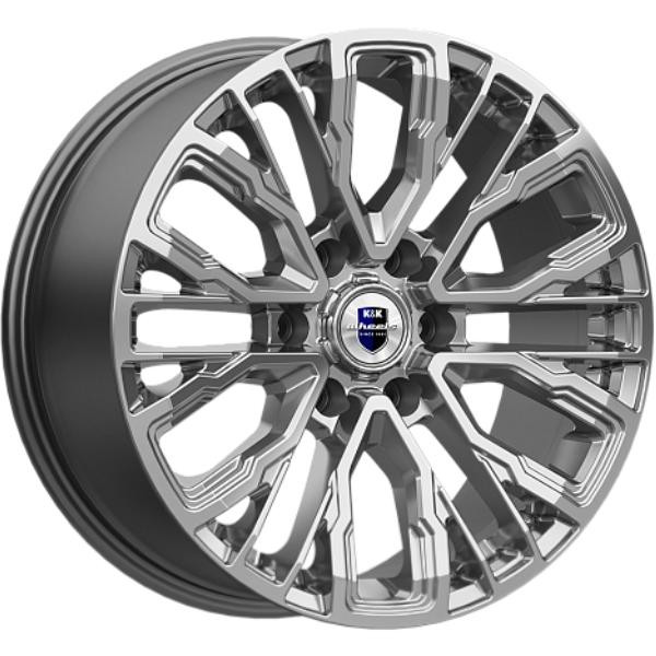 Кортес K&K Кортес 8.5x19 6*139.7 ET25 DIA106.1 Дарк платинум Литой