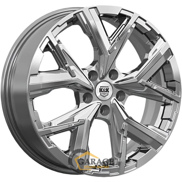 Айона K&K Айона 6.5x18 5*112 ET38 DIA66.6 Дарк платинум Литой
