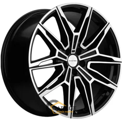 KHW 2105 Khomen KHW 2105 9.5x21 5*112 ET37 DIA66.6 Black-FP Литой