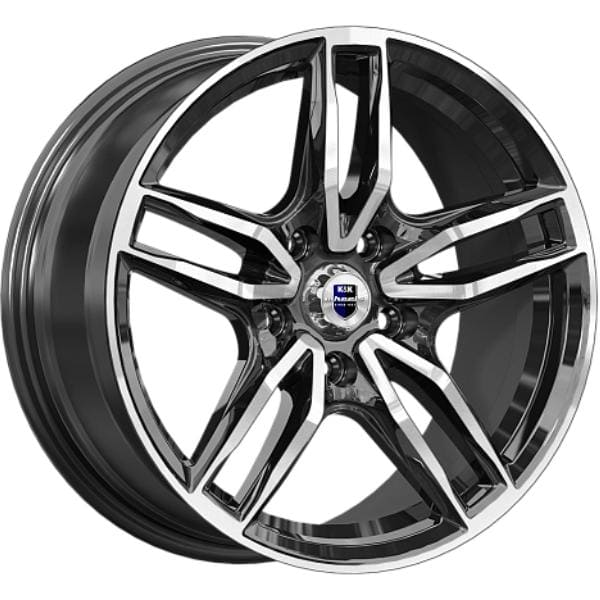 Бартон K&K Бартон 8x17 5*112 ET39 DIA66.6 Алмаз черный Литой