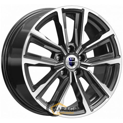 Лацио K&K Лацио 7.5x17 5*112 ET45 DIA57.1 Алмаз черный Литой