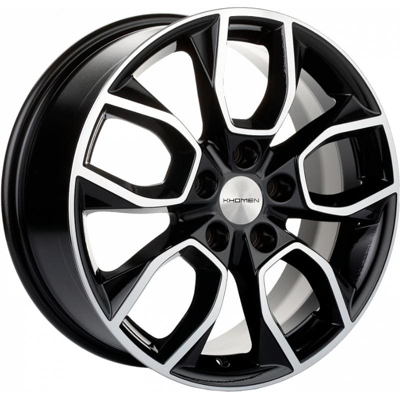 KHW 1713 Khomen KHW 1713 7x17 5*112 ET40 DIA57.1 Black-FP Литой