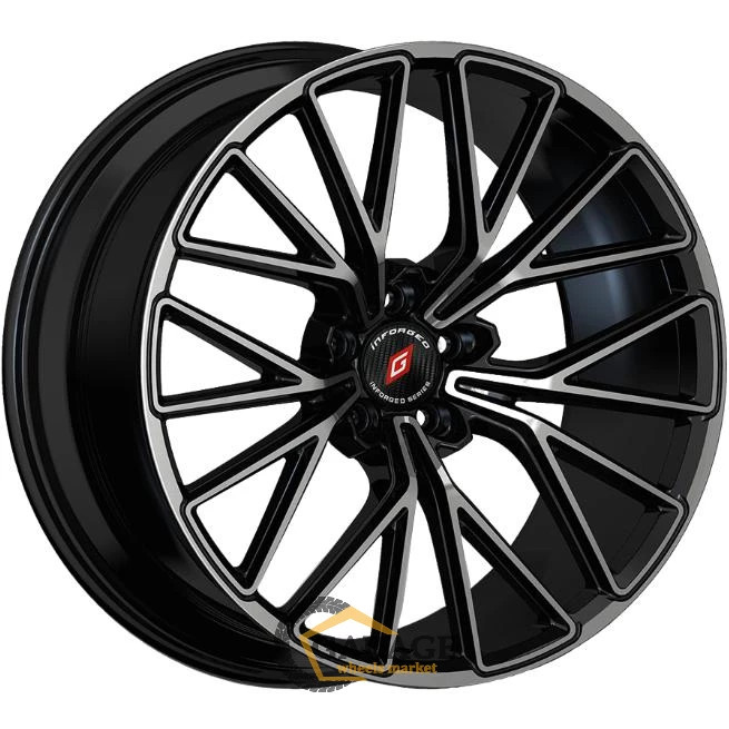 IFG57 Black Machined INFORGED IFG57 8.5x19 PCD 5x108 ET 33 DIA 60.1 Black Machined