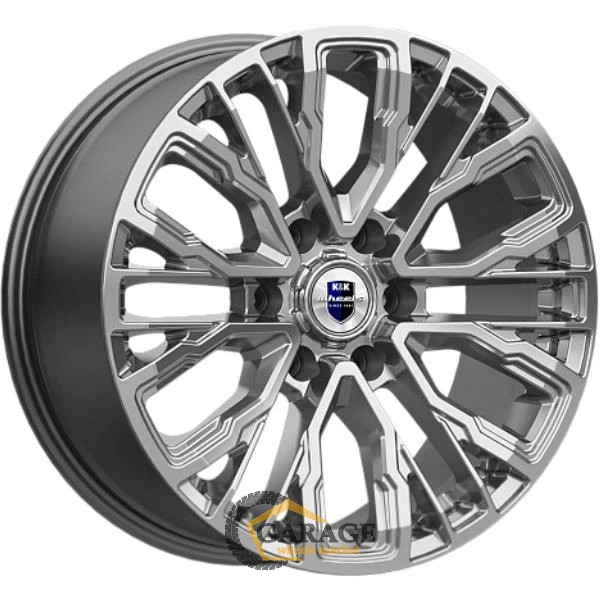 Кортес K&K Кортес 8.5x19 6*139.7 ET30 DIA106.1 Дарк платинум Литой