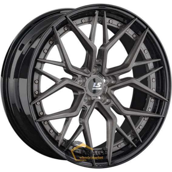 FG35 LS Forged FG35 10.5x21 5*112 ET43 DIA66.6 ALBRSD-GM/BK Кованый