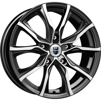 Твист K&K Твист 7.5x17 5*108 ET47 DIA60.1 Алмаз черный Литой