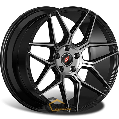 IFG38 Black Machined INFORGED IFG38 7.5x17 PCD 4x100 ET 40 DIA 60.1 Black Machined