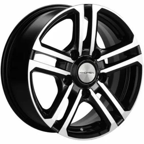 KHW 1602 Khomen KHW 1602 6.5x16 5*139.7 ET35 DIA98.5 Black-FP Литой