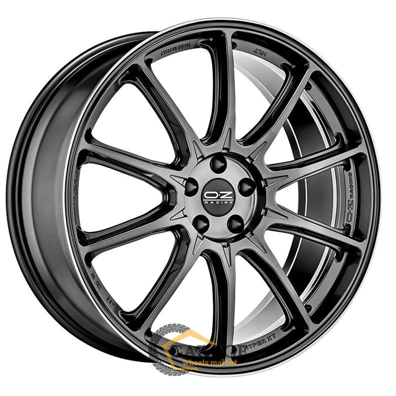 Hyper XT HLT OZ Hyper XT HLT 10.5x20 5*112 ET41 DIA66.6 Star Graphite Diamond Lip Литой