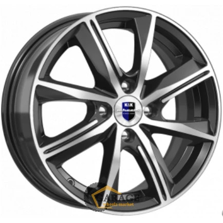 Арнар K&K Арнар 7x17 5*105 ET35 DIA56.6 Алмаз черный Литой