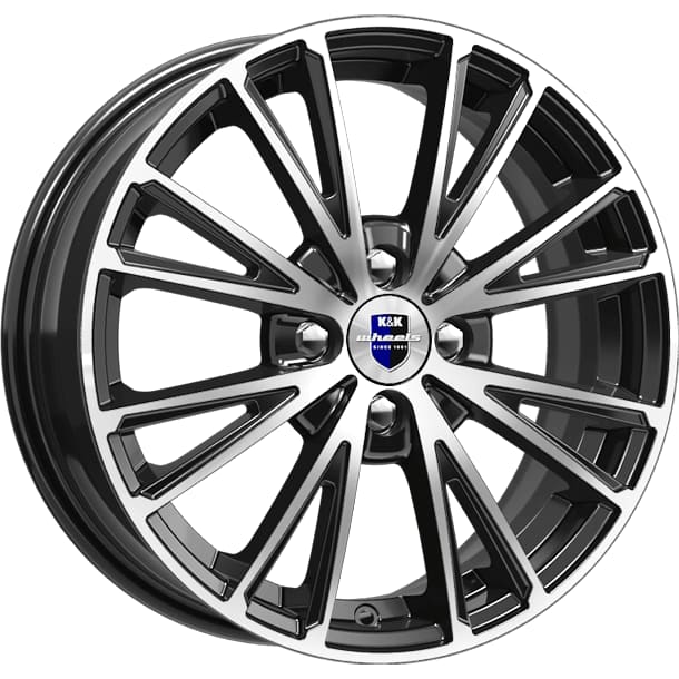 Меандр K&K Меандр 6x15 4*100 ET50 DIA60.1 Алмаз черный Литой