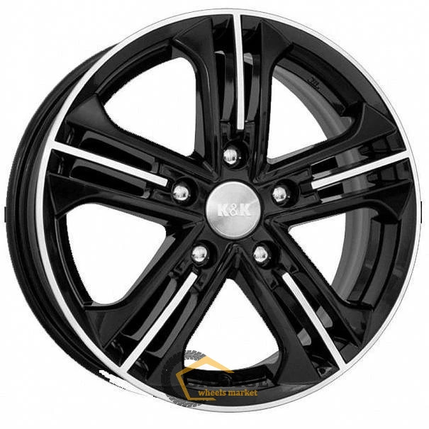 Trinity K&K Trinity 6x15 5*108 ET50 DIA63.3 Алмаз черный Литой