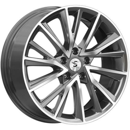KP010 K&K KP010 7.5x18 5*112 ET39 DIA66.6 Diamond gloss graphite Литой