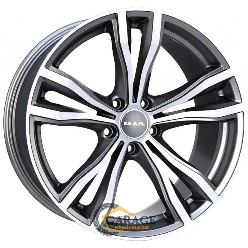X-Mode MAK X-Mode 11.5x21 5*120 ET38 DIA74.1 Gunmetal Mirror Face Литой