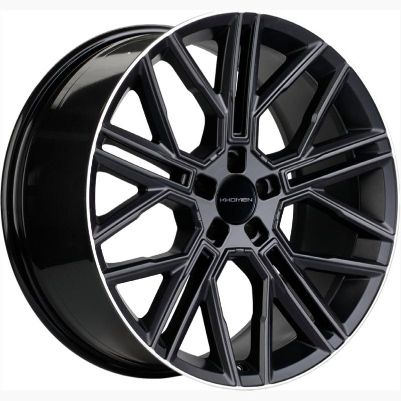 KHW 2101 Khomen KHW 2101 9.5x21 5*112 ET36 DIA66.6 Black Matt MR Литой