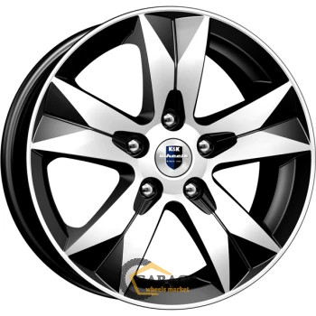 Crossline K&K Crossline 6.5x16 5*114.3 ET45 DIA67.1 Алмаз черный Литой