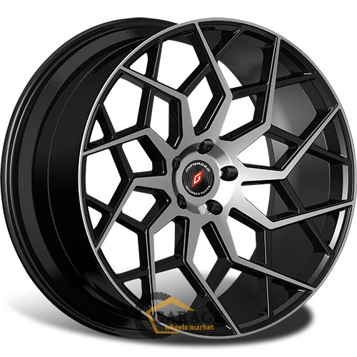 IFG42 Black Machined INFORGED IFG42 10x20 PCD 5x112 ET 42 DIA 66.6 Black Machined