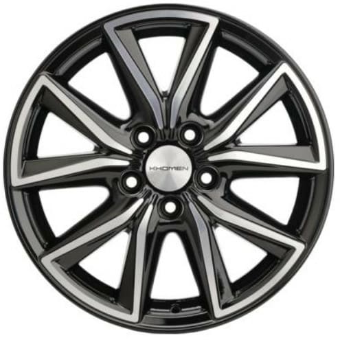 KHW 1706 Khomen KHW 1706 7x17 5*108 ET50 DIA63.3 Black-FP Литой