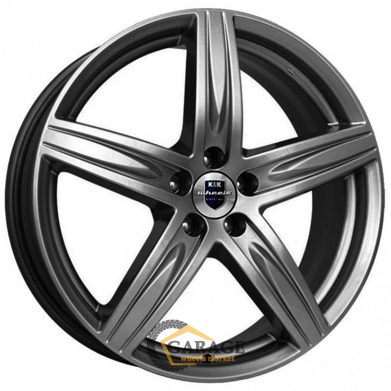 Андорра K&K Андорра 6x15 5*112 ET45 DIA66.6 Дарк платинум Литой