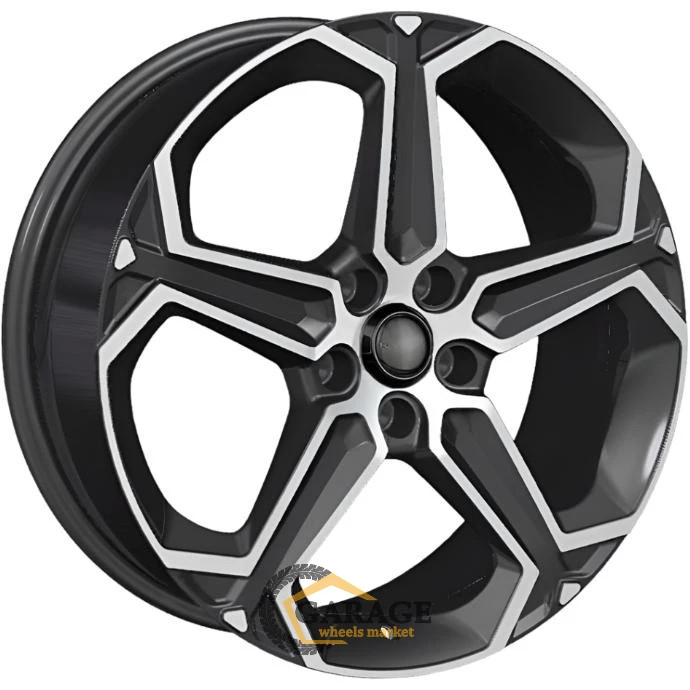 KHW 1909 Khomen KHW 1909 7.5x19 5*112 ET32 DIA66.6 Black-FP Литой