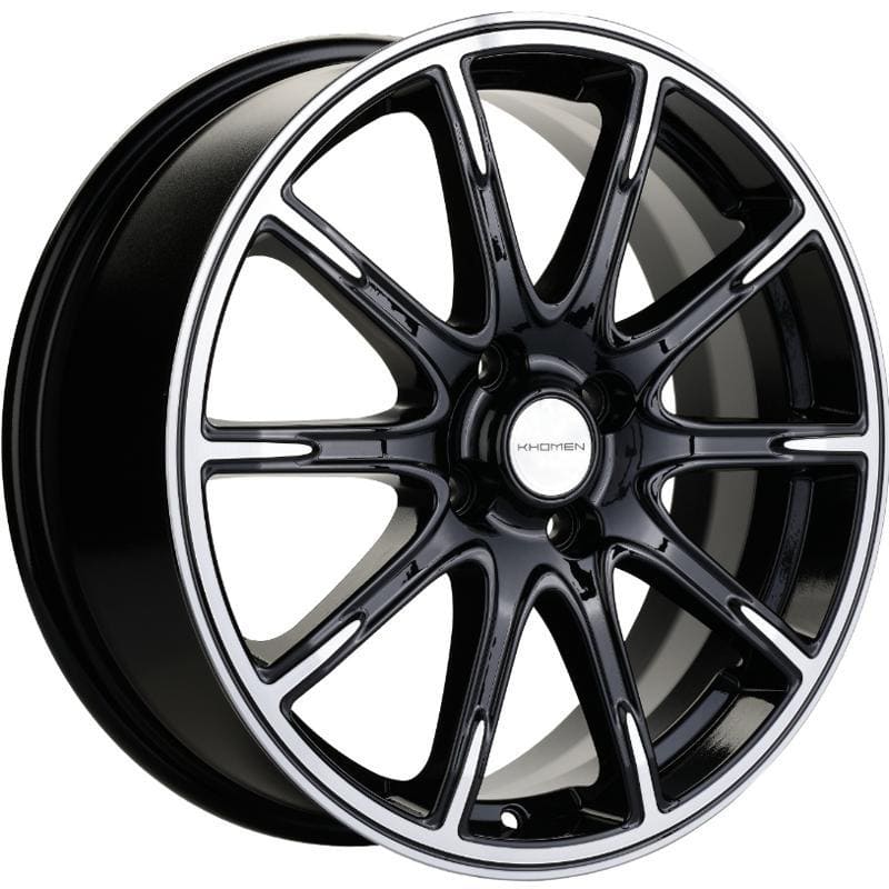 KHW 1707 Khomen KHW 1707 6.5x17 4*100 ET50 DIA60.1 Black-FP Литой