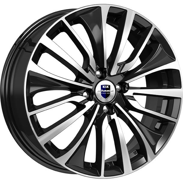 Flanker K&K Flanker 6.5x17 5*112 ET33 DIA57.1 Алмаз черный Литой