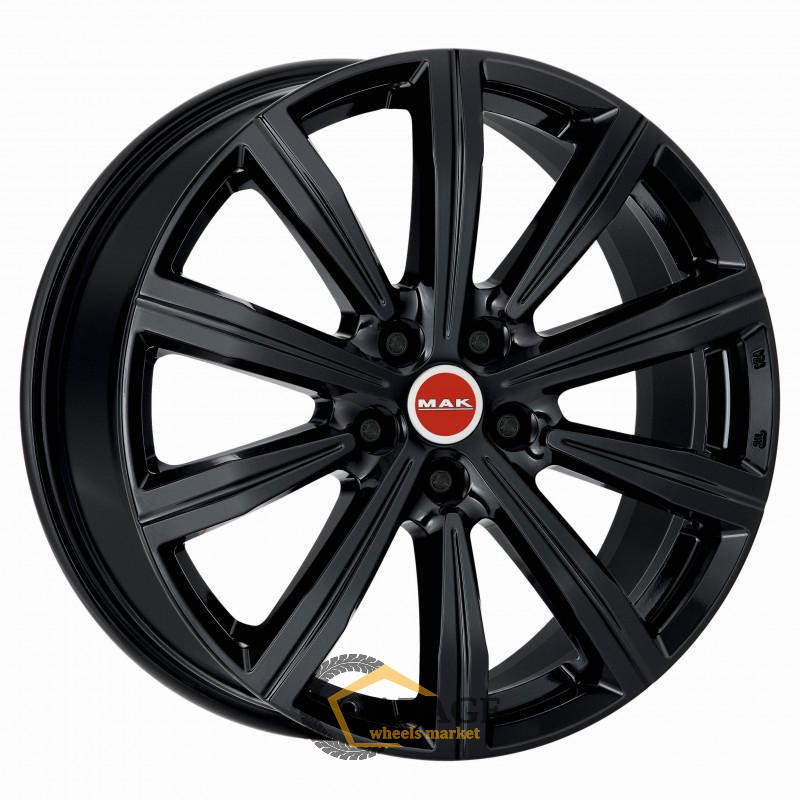 Birmingham MAK Birmingham 9.5x22 5*120 ET43 DIA72.6 Gloss Black Литой