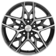 KHW 1709 Khomen KHW 1709 7x17 5*114.3 ET53 DIA67.1 Black-FP Литой