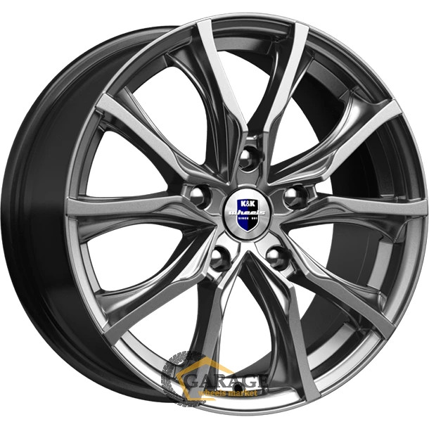Твист K&K Твист 7.5x17 5*112 ET45 DIA66.6 Дарк платинум Литой