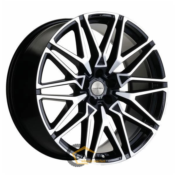 KHW 2103 Khomen KHW 2103 9.5x21 5*112 ET37 DIA66.6 Black-FP Литой