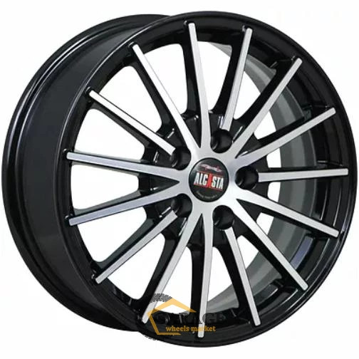 M60 Alcasta M60 6.5x16 5*100 ET38 DIA57.1 BKF Литой