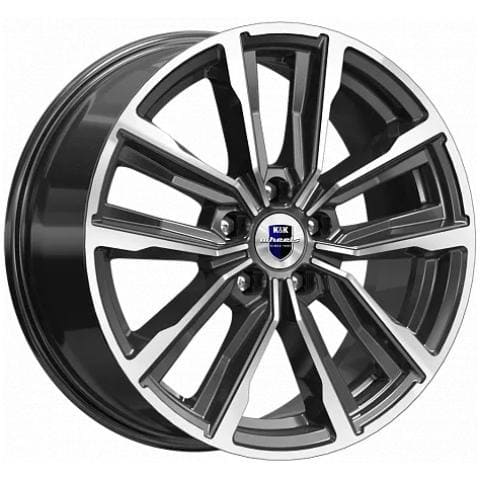 Лацио K&K Лацио 7.5x17 5*112 ET40 DIA57.1 Алмаз черный Литой