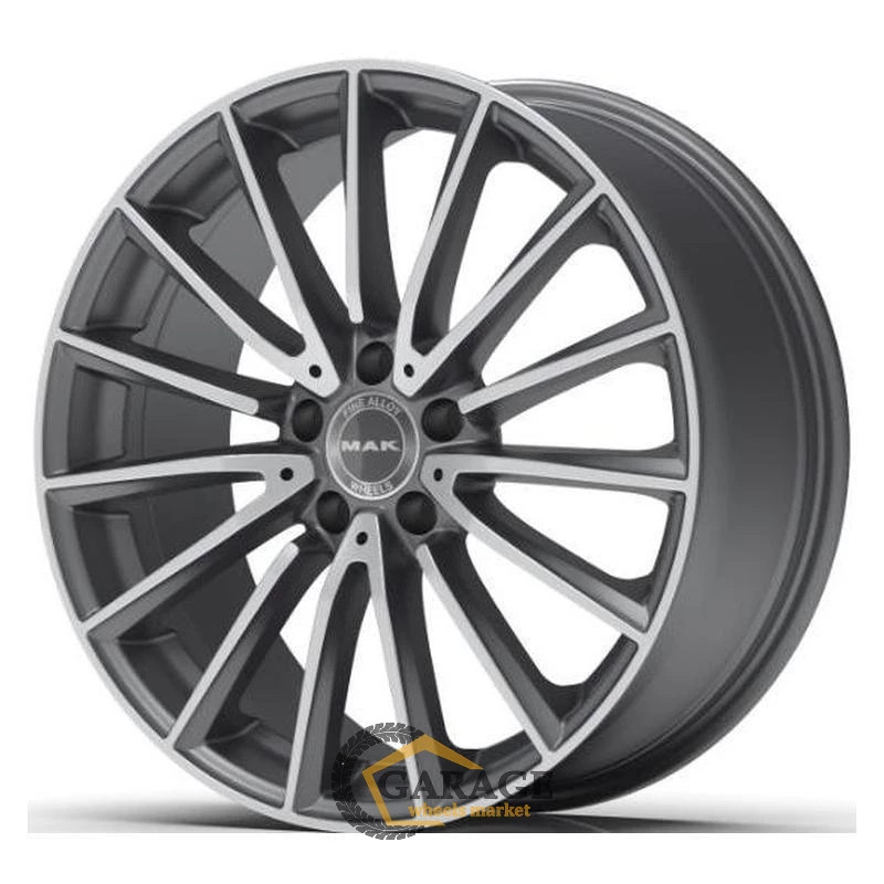Komet MAK Komet 9x19 5*112 ET30 DIA66.6 Gunmetal Mirror Face Литой
