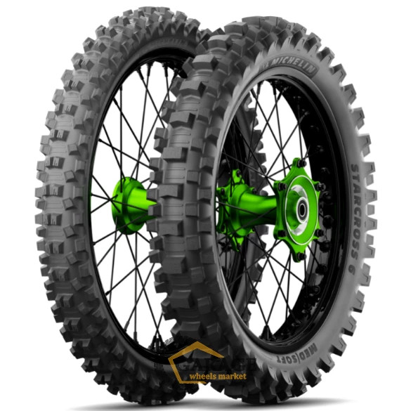 STARCROSS 6 MEDIUM SOFT Michelin STARCROSS 6 MEDIUM SOFT 100/90 R19 57M TT Rear