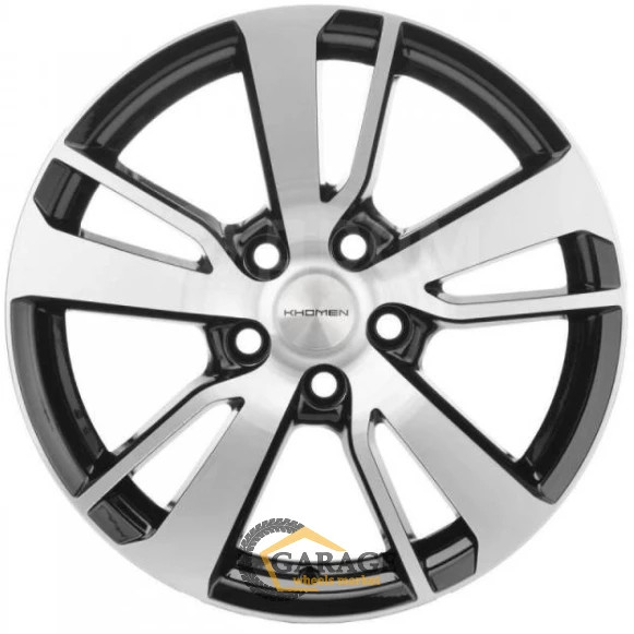 KHW 1704 Khomen KHW 1704 7x17 5*114.3 ET43.5 DIA67.1 Black-FP Литой