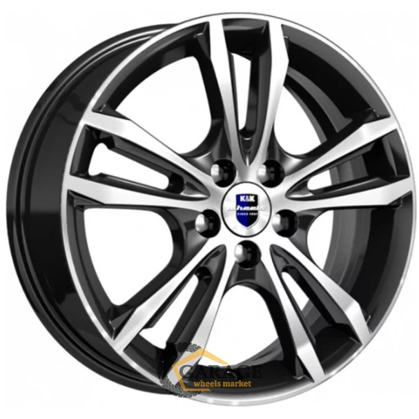 Samara K&K Samara 6x16 4*114.3 ET40 DIA67.1 Алмаз черный Литой