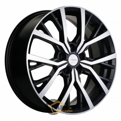 KHW 1806 Khomen KHW 1806 7x18 5*112 ET43 DIA57.1 Black-FP Литой