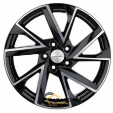 KHW 1714 Khomen KHW 1714 7x17 5*108 ET43 DIA65.1 Black-FP Литой