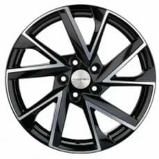 KHW 1714 Khomen KHW 1714 7x17 5*112 ET49 DIA57.1 Black-FP Литой