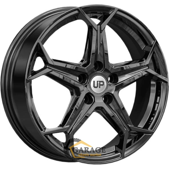 UP118 WUP UP118 6.5x18 5*114.3 ET50 DIA66.1 New Black Литой
